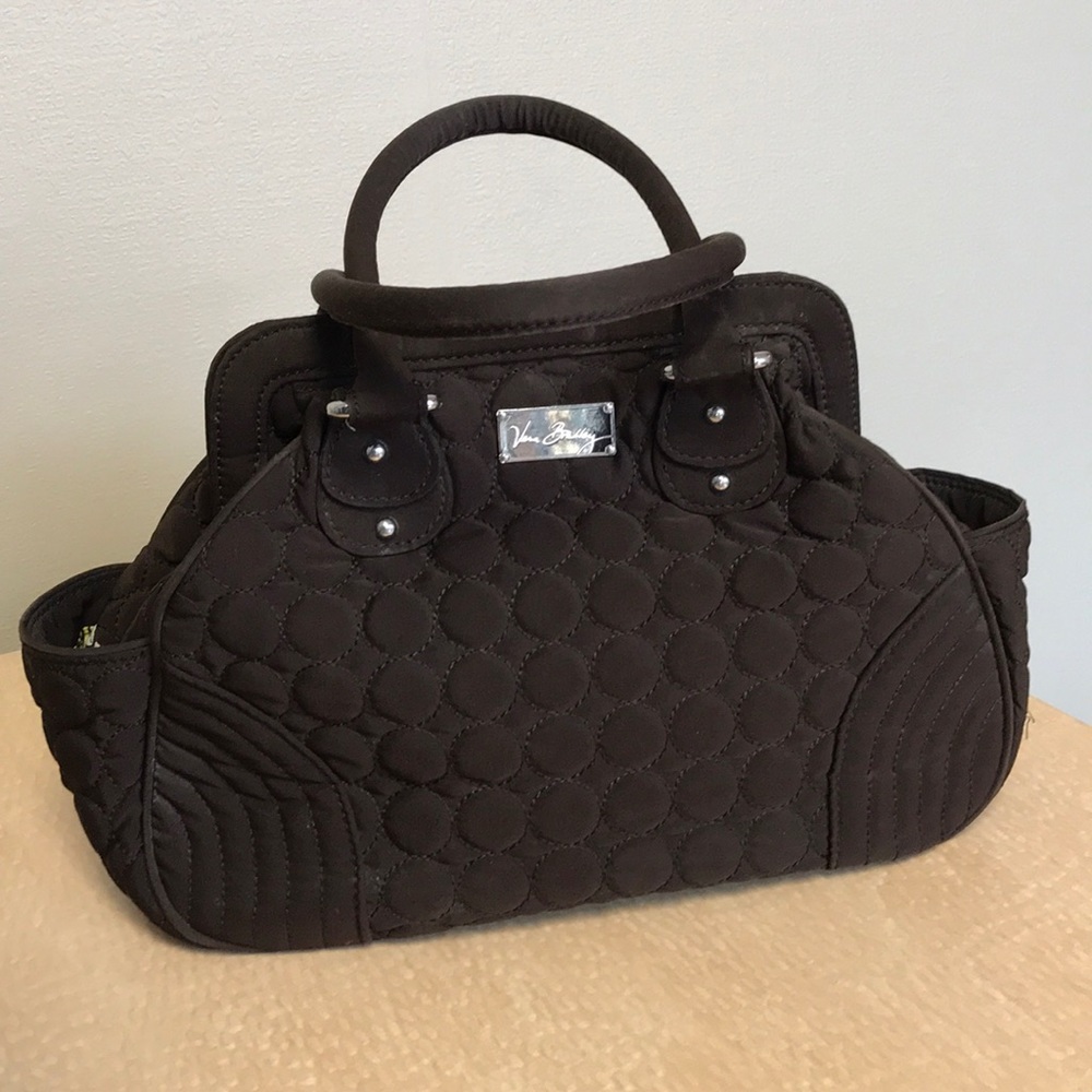 Vera Bradley Brown Quilted Purse